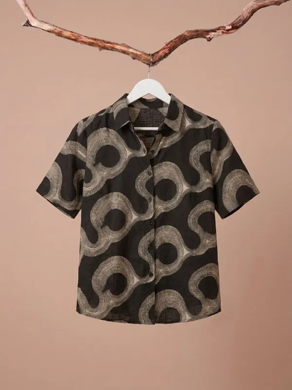 Black_Rayon_Abstract_Printed_Shirts
