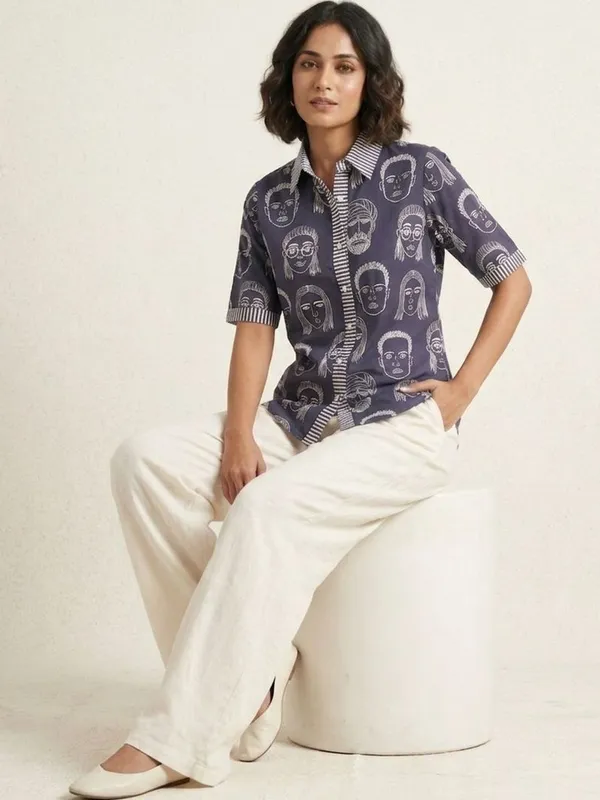 Blue_Cotton_Abstract_Printed_Shirts
