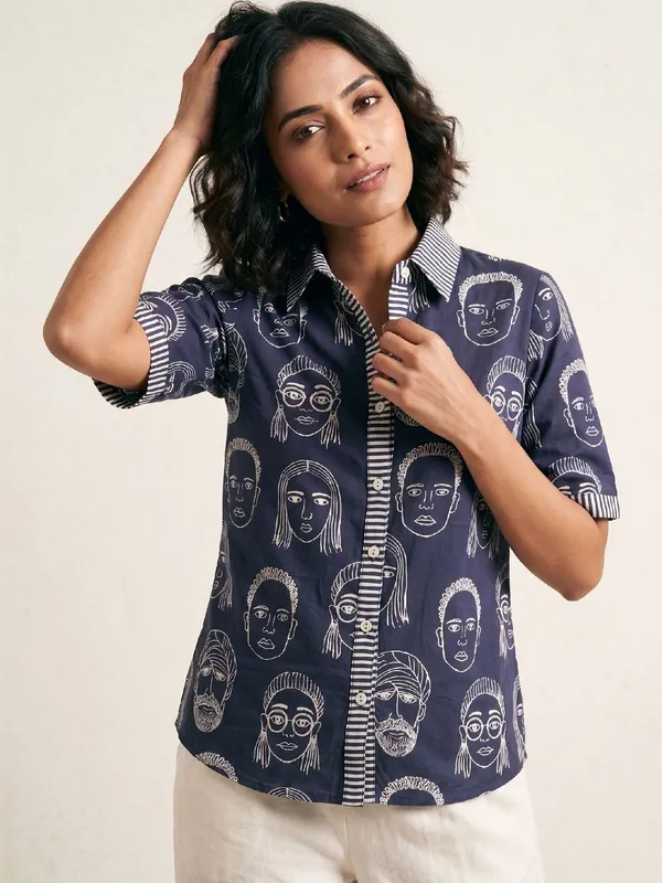 Blue_Cotton_Abstract_Printed_Shirts