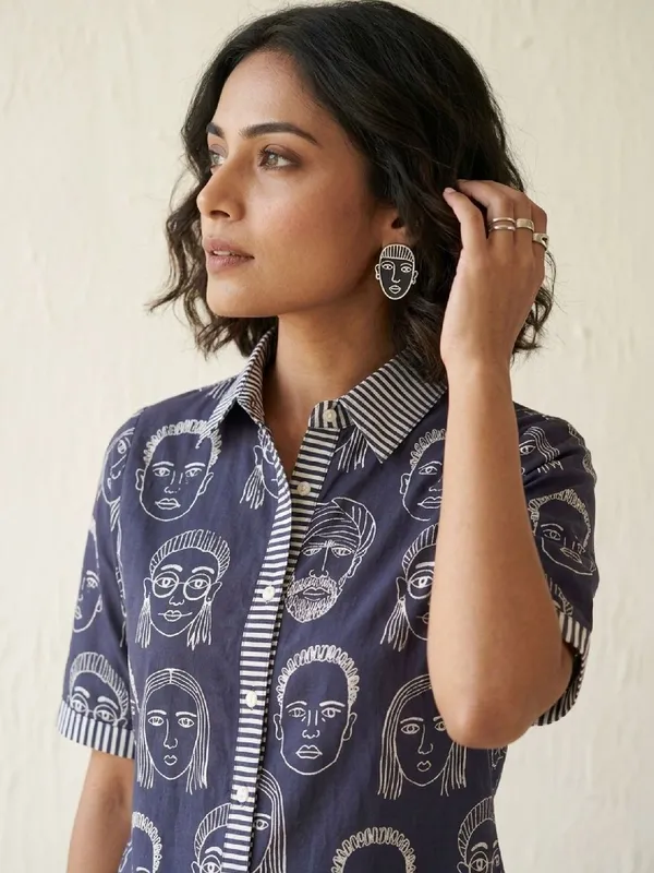 Blue_Cotton_Abstract_Printed_Shirts