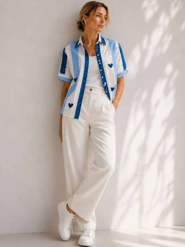Blue_Rayon_Striped_Printed_Shirts