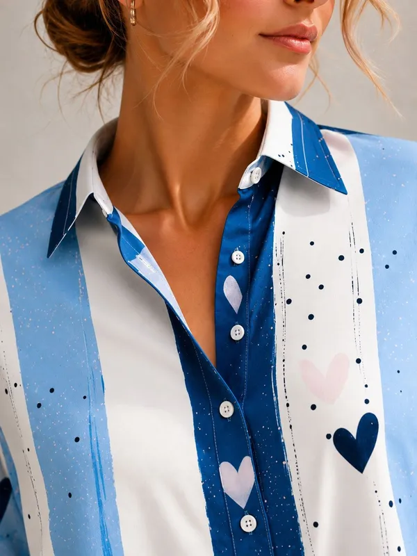 Blue_Rayon_Striped_Printed_Shirts