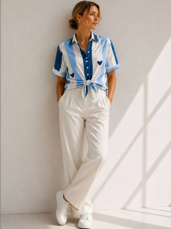 Blue_Rayon_Striped_Printed_Shirts