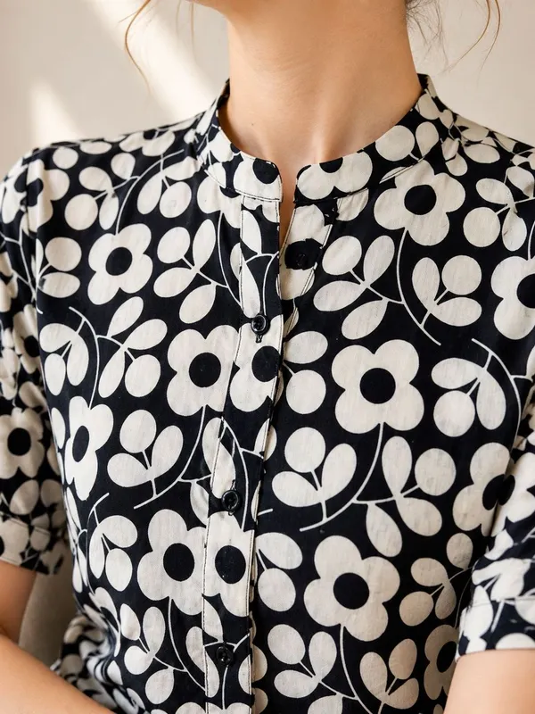 Black_Rayon_Floral_Printed_Shirts