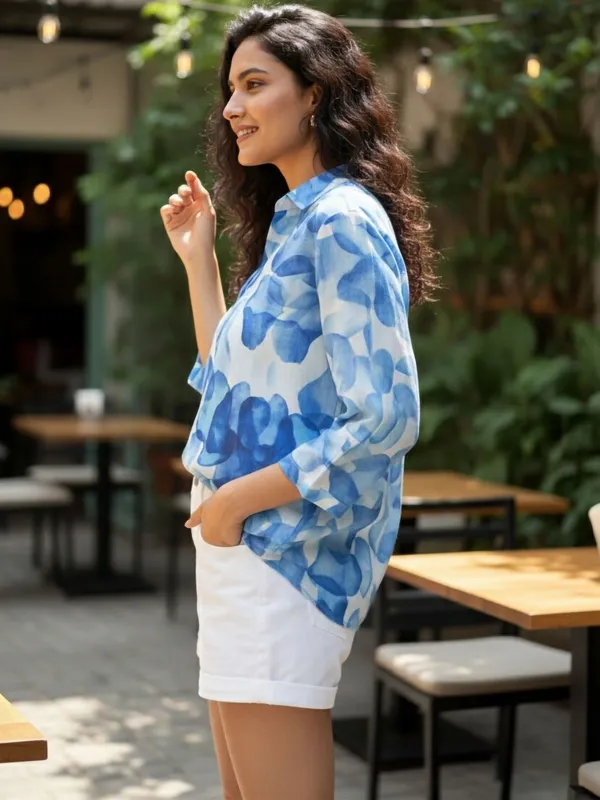 Blue_Vatican_Abstract_Printed_Top
