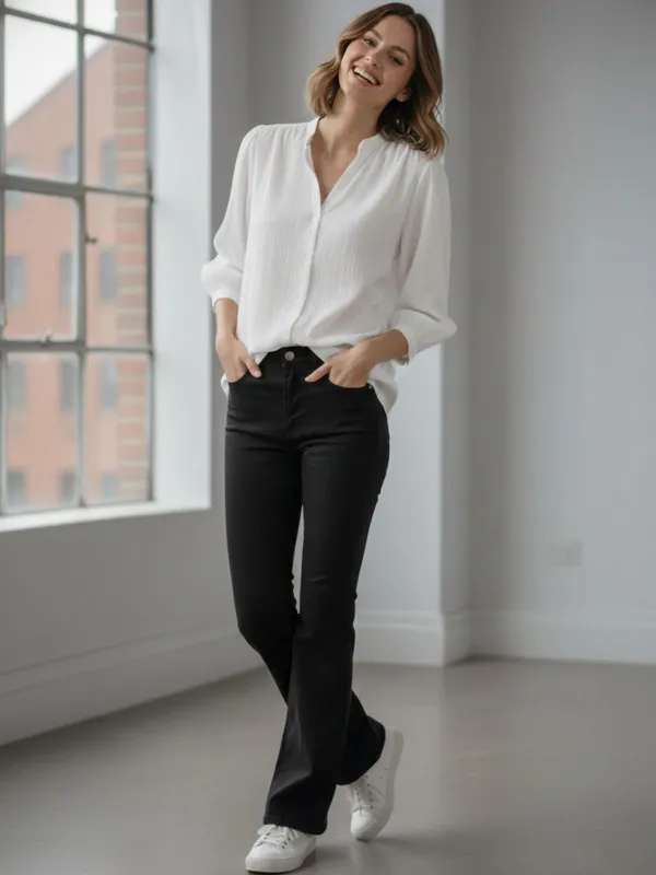 White_Polyester_Crinkled_Top