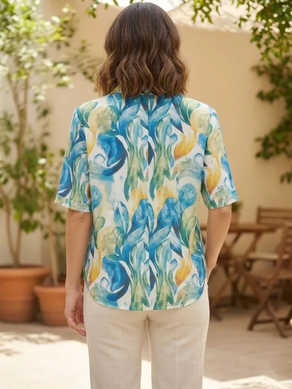 Blue_cotton_abstract_printed_top