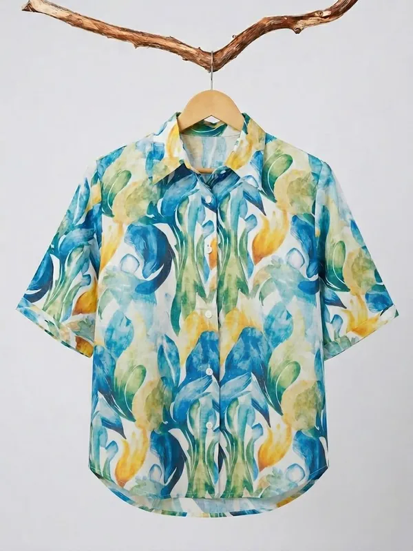 Blue_cotton_abstract_printed_top