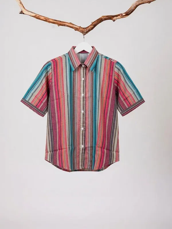 Multi_Rayon_Striped_Printed_Tops