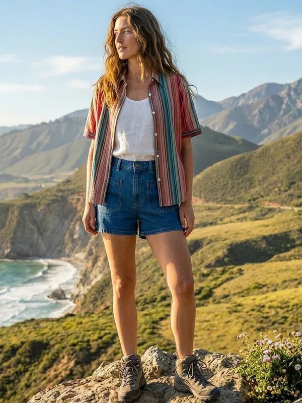 Multi_Rayon_Striped_Printed_Tops