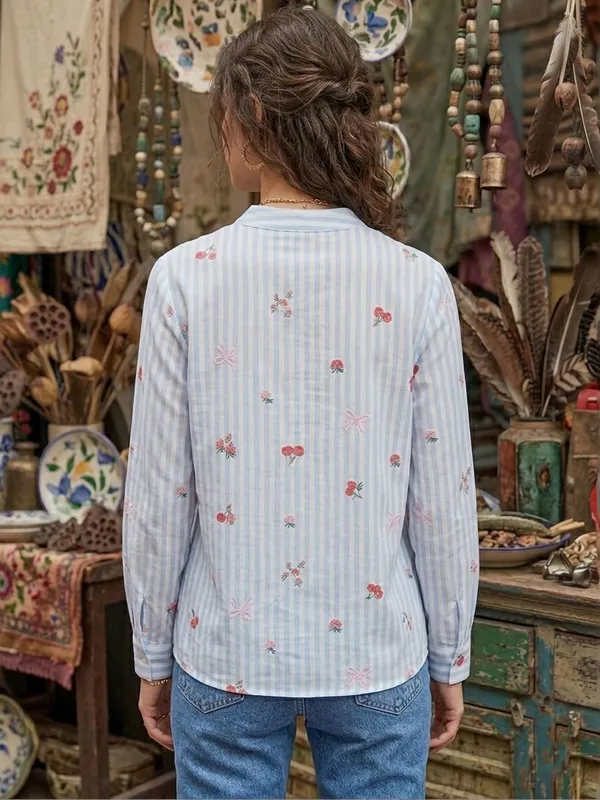 Blue_Vatican_Striped_Printed_Tops