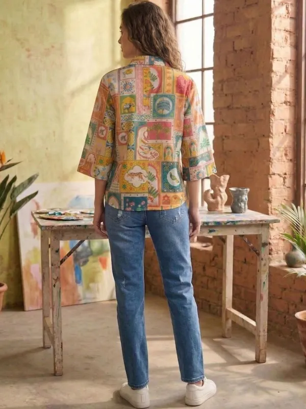 Multi_Rayon_Floral_Printed_Tops