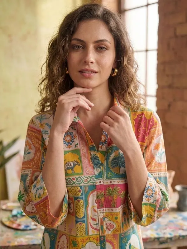 Multi_Rayon_Floral_Printed_Tops