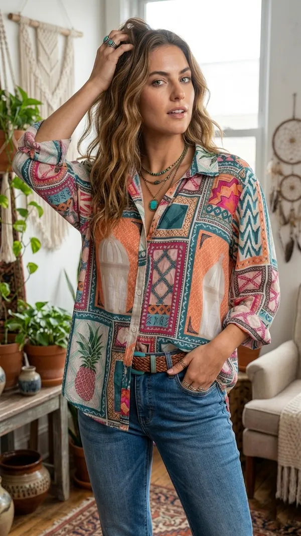 The_Lifestyle_Co_Floral_Printed_Shirt_Style_Top