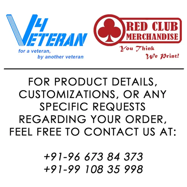 RPF_Veteran_Windshield_Front_Gumming_Vinyl_Stickers/Decals_for_Inside_Pasting_(Pack_of_7)
