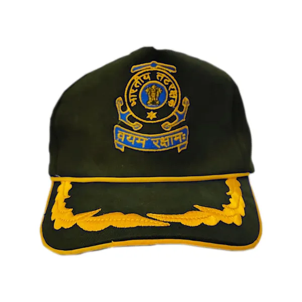 Indian_Coast_Guard_Officers'_(Olive_Green)_Baseball_Cap