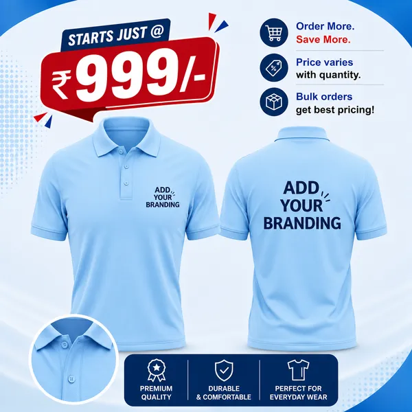 Cotton_(220_Gsm)_Polo_T-Shirts_With_Custom_Print