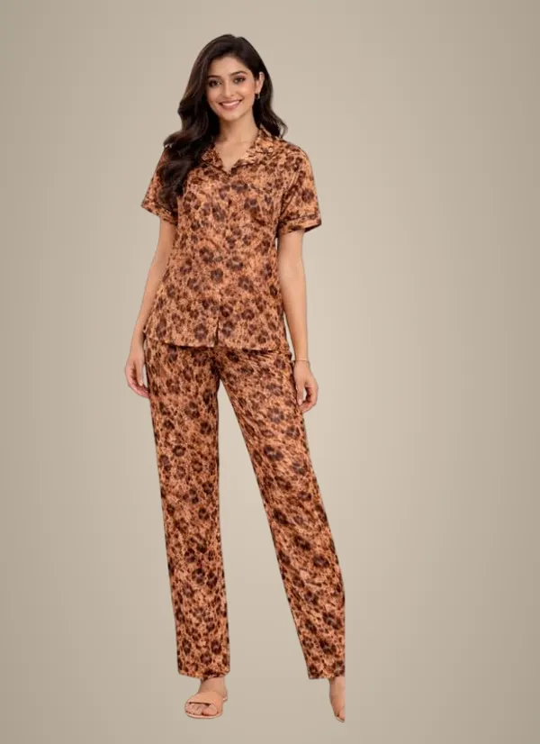 Women_S_Malai_Fabric_Printed_Night_Suit_Set_Soft_Breathable_Short_Sleeve_Shirt_With_Full_Length_Pajamas_Lightweight_Loungewear_Sleepwear_For_Ladies