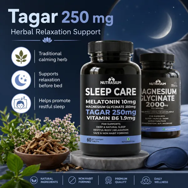 Nutrasium_Sleep_&_Relaxation_Combo_|_Sleep_Care_with_Melatonin_10mg,_Tagar_250mg,_Vitamin_B6_&_Magnesium_Glycinate_2000mg_|_Supports_Deep_Sleep,_Calm_Mind,_Relaxation,_Stress_Relief_&_Night-Time_Wellness_|_60_Tablets_Each
