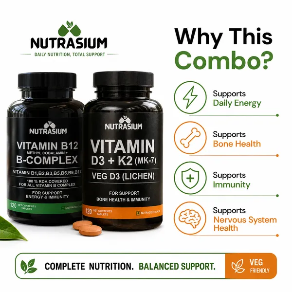 Nutrasium_Vitamin_B12_with_B-Complex_+_Vitamin_D3_K2_MK-7_Combo_|_Methylcobalamin_B12,_B1,_B2,_B3,_B5,_B6,_B9_+_Veg_D3_from_Lichen_|_Supports_Energy,_Immunity,_Bone_Health_&_Daily_Wellness_|_120_Tablets_Each