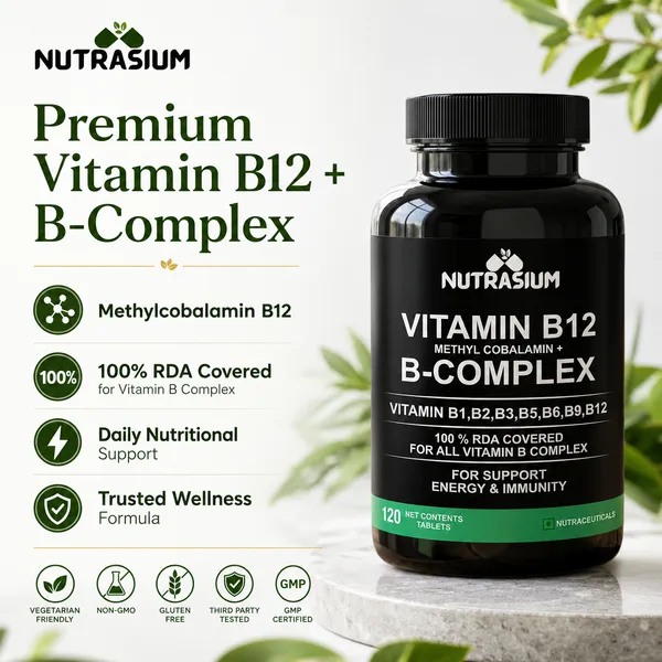 Nutrasium_Vitamin_B12_with_B-Complex_Tablets_|_Methylcobalamin_B12_with_Vitamin_B1,_B2,_B3,_B5,_B6,_B9_&_B12_|_Supports_Energy,_Immunity,_Brain_&_Nerve_Health_|_100%_RDA_B_Vitamins_|_120_Tablets