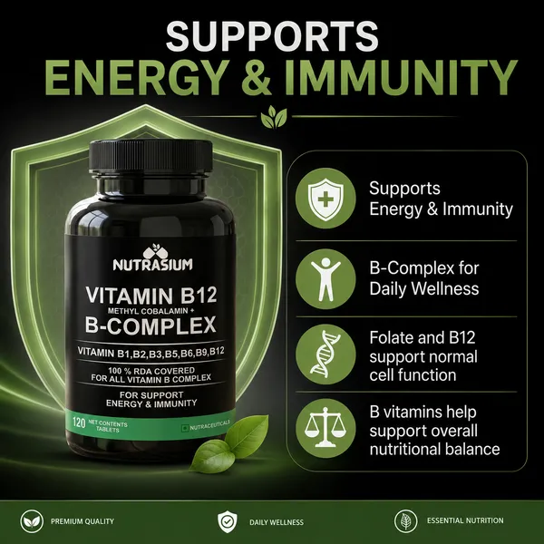 Nutrasium_Vitamin_B12_with_B-Complex_Tablets_|_Methylcobalamin_B12_with_Vitamin_B1,_B2,_B3,_B5,_B6,_B9_&_B12_|_Supports_Energy,_Immunity,_Brain_&_Nerve_Health_|_100%_RDA_B_Vitamins_|_120_Tablets