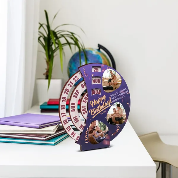Personalized_3-Photo_Birthday_Lifetime_Rotating_Calendar_–_Custom_Wooden_Perpetual_Desk_Decor