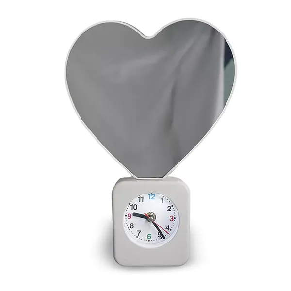 Personalized_White_Heart_Magic_Mirror_with_Clock_–_2-in-1_Photo_Frame_&_Mirror