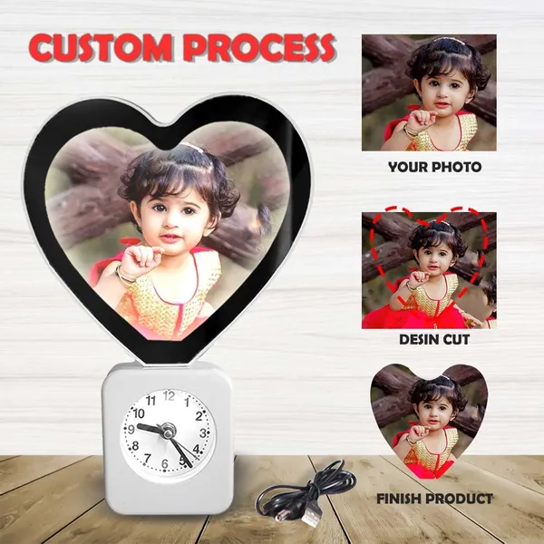 Personalized_White_Heart_Magic_Mirror_with_Clock_–_2-in-1_Photo_Frame_&_Mirror
