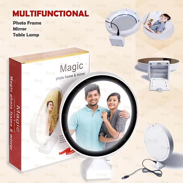 Personalized_Round_Magic_Mirror_–_2-in-1_LED_Photo_Frame_&_Vanity_Mirror