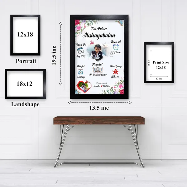 Premium_Wooden_Baby_Birth_Record_Frame_–_Personalized_Photo_&_Birth_Stats_Stand