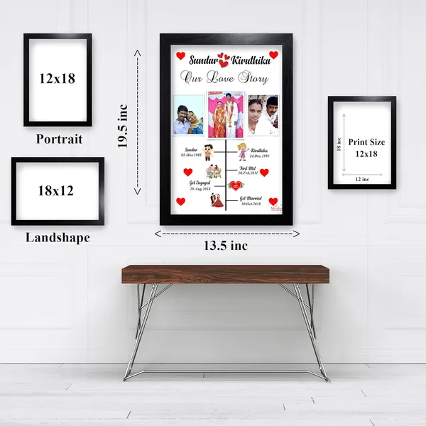 Personalized_"Our_Love_Story"_Photo_Frame_–_Custom_Timeline_Wooden_Wall_Decor