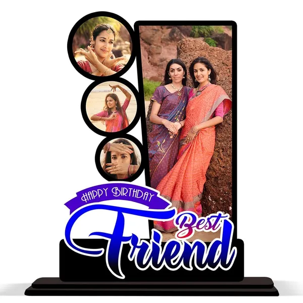 Personalized_"Best_Friends"_4-Photo_Wooden_Cutout_–_Custom_Tabletop_Gift_(10x15)