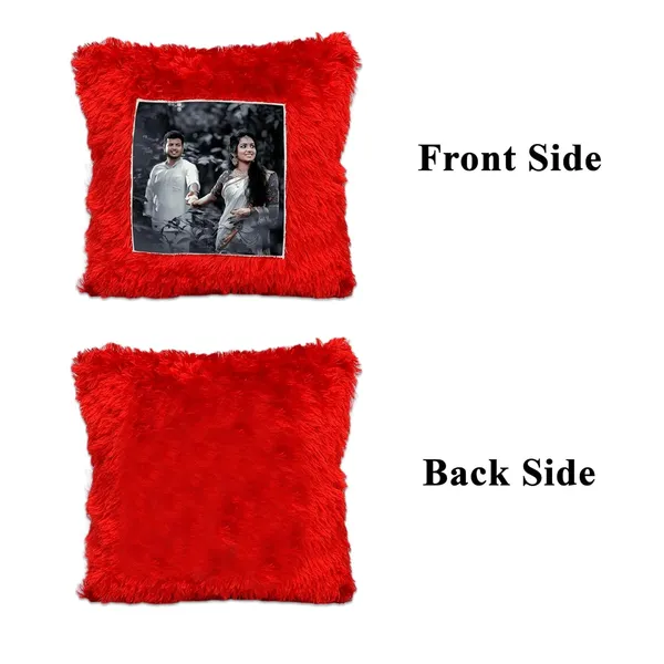 Customized_Red_Soft_Fur_Photo_Pillow_–_Personalized_Valentine’s_&_Anniversary_Gift_(Single_Side)