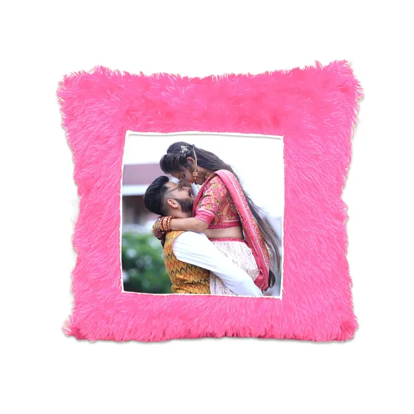 Single_Side_Square_Photo_Pink_Fur_Premium_Pillow_For_Gifts