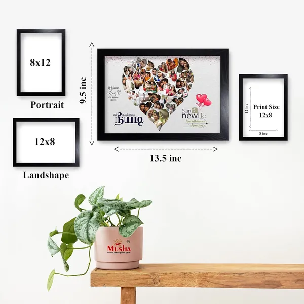 Personalized_Heart_Collage_Wooden_Photo_Frame_-_12x18_Inch_Wall_Mount