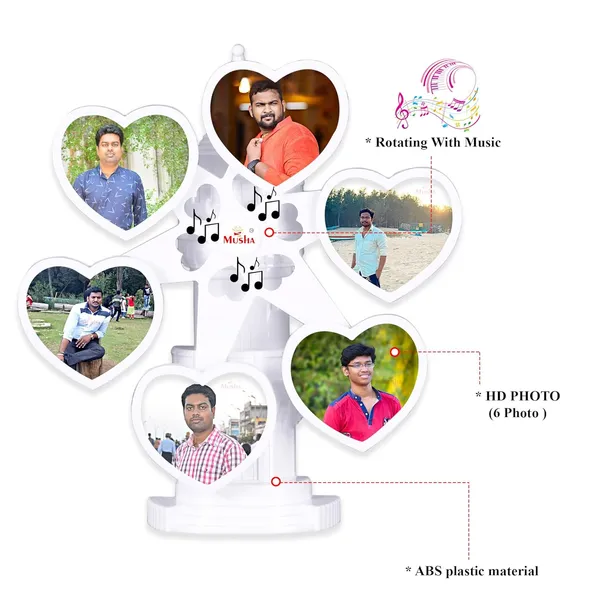 Personalized_White_Music_Rotating_Windmill_Frame_–_Heart_Shape_Photo_Wheel