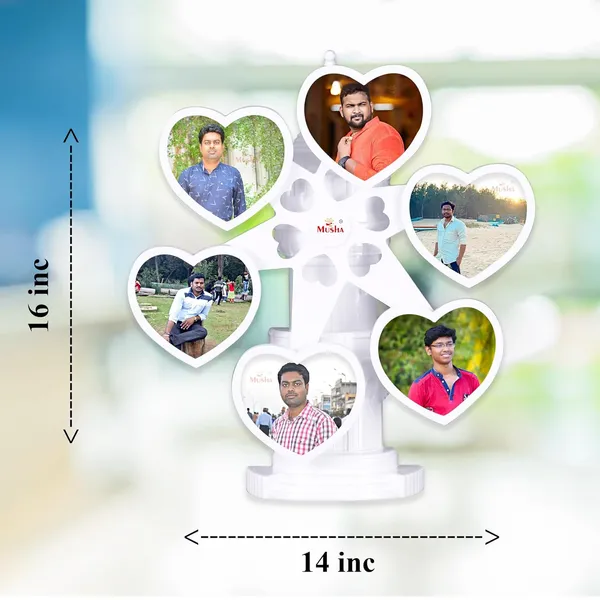 Personalized_White_Music_Rotating_Windmill_Frame_–_Heart_Shape_Photo_Wheel