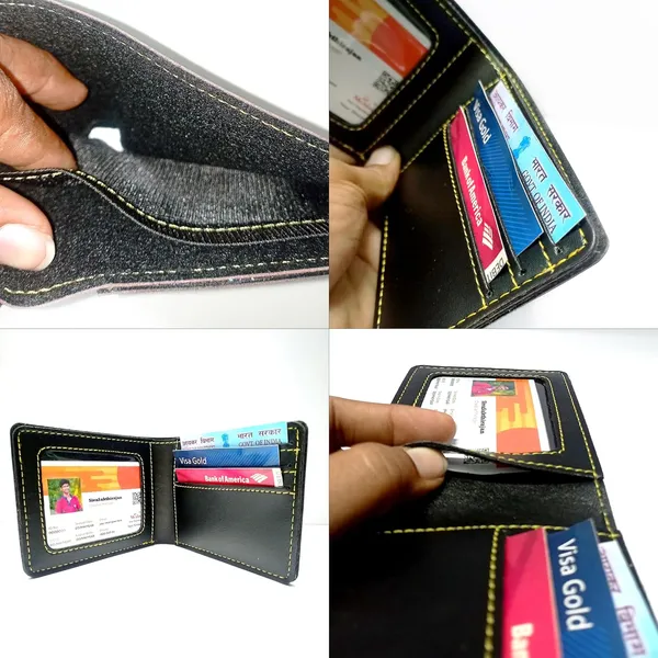 Personalized_Men’s_Black_Vegan_Leather_Wallet_–_Custom_Name_&_Charm_Accents