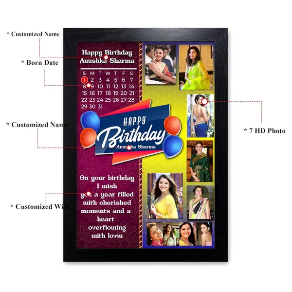 Personalized_Birthday_Theme_Collage_Photo_Frame_–_Custom_Wall_Mount_Gift