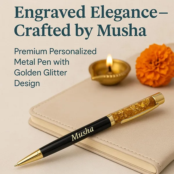 Personalized_Golden_Metal_Pen_&_Keychain_Combo_–_Custom_Name_Engraved_Gift_Set