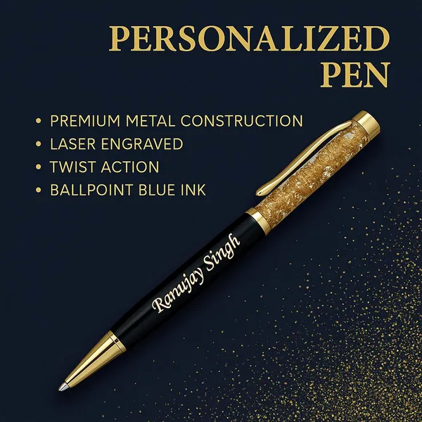 Personalized_Golden_Metal_Pen_&_Keychain_Combo_–_Custom_Name_Engraved_Gift_Set