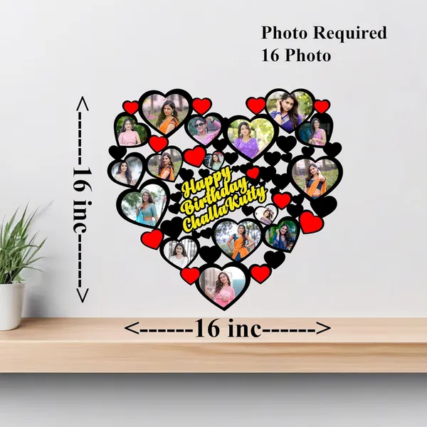 Personalized_16-Photo_Heart_Shape_Cutout_–_16x16_Custom_Wooden_Name_Frame