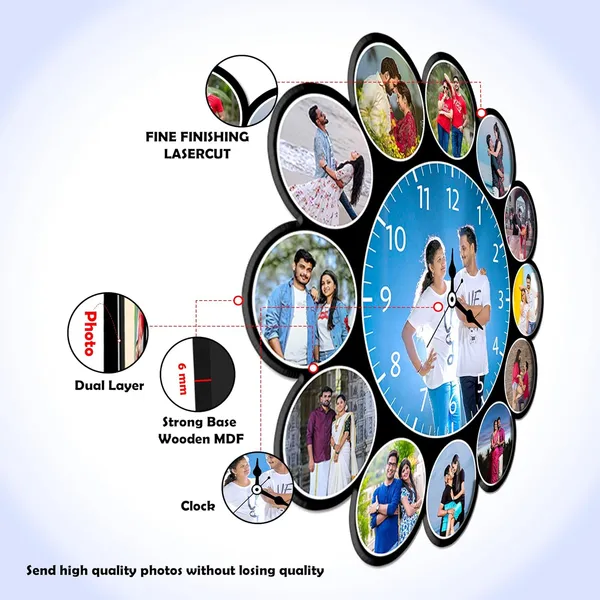 Personalized_13-Photo_Laser_Cutout_Round_Wall_Clock_–_Custom_Memory_Clock_(16x16)