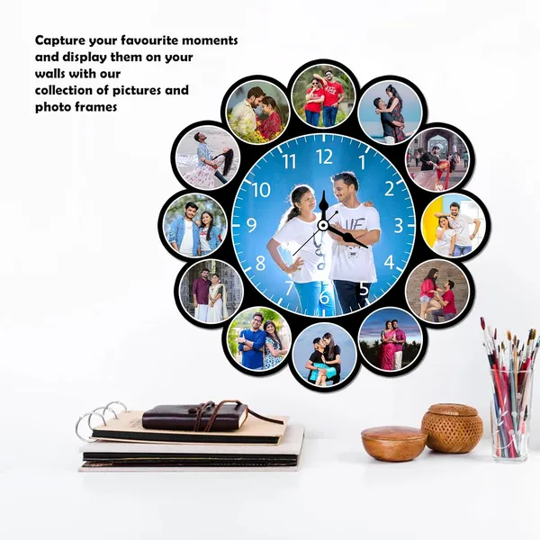 Personalized_13-Photo_Laser_Cutout_Round_Wall_Clock_–_Custom_Memory_Clock_(16x16)