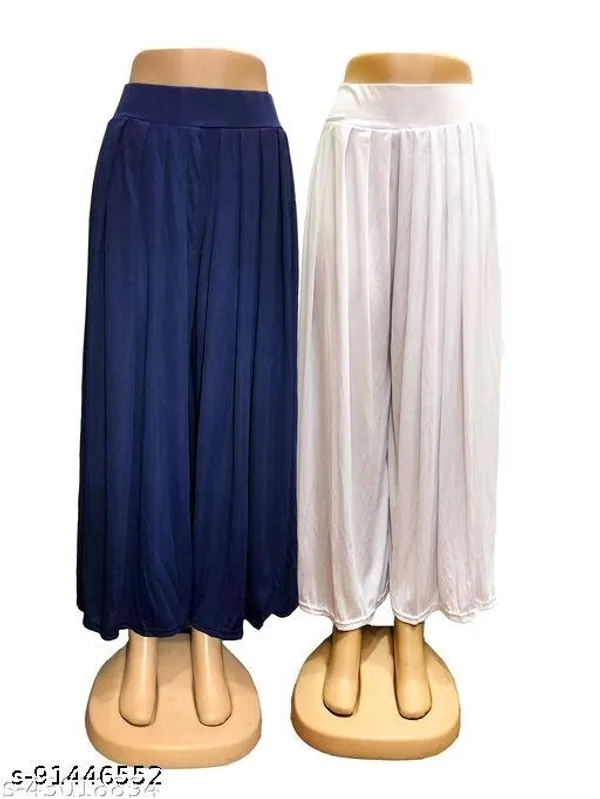 Set_Of_2-Blue_And_White_Lycra_Elastic_Waistband_Elephant_Palazzo_For_Women