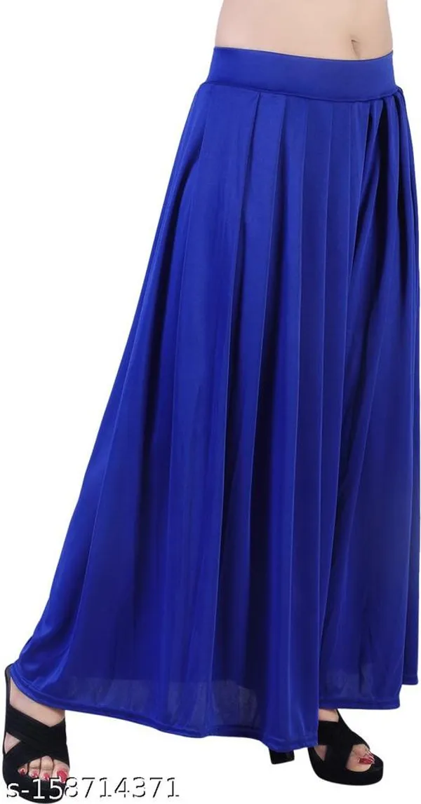 Set_Of_2-Pink_And_Royal_Blue_Lycra_Elastic_Waistband_Palazzo_For_Women
