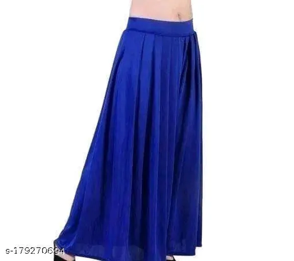 Set_Of_1-Royal_Blue_Lycra_Elastic_Waistband_Palazzo_For_Women