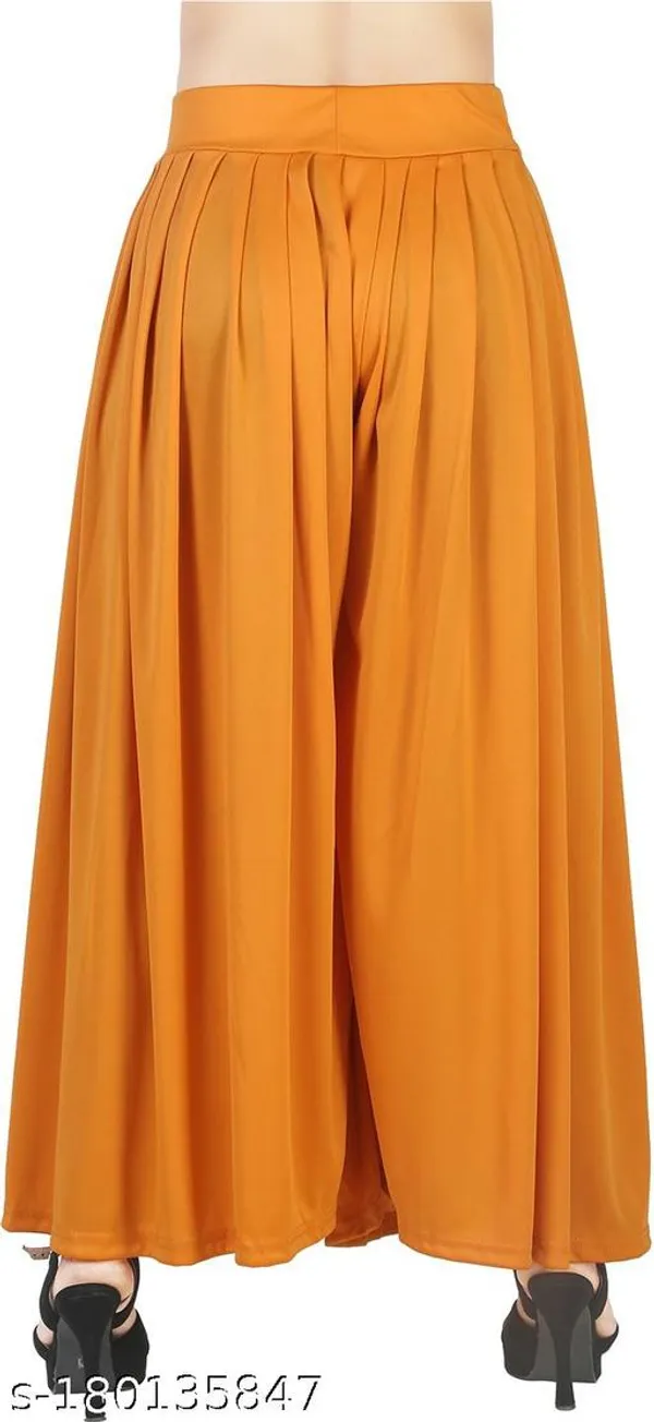 Set_Of_3-Black_And_White_And_Orange_Lycra_Elastic_Waistband_Palazzo_For_Women