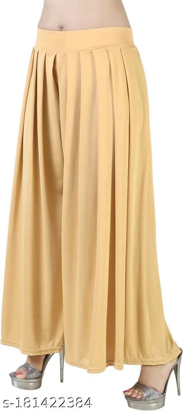 Set_Of_2-Black_And_Gold_Lycra_Elastic_Waistband_Palazzo_For_Women